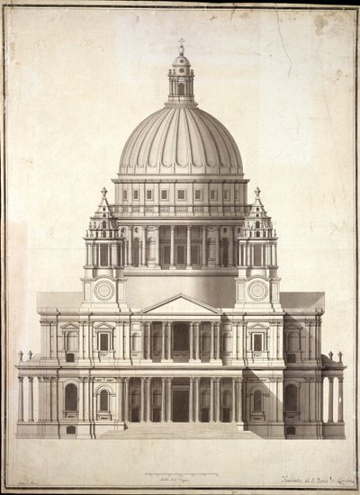 Cathédrale Saint-Paul, vers 1700 - Antonio Adami